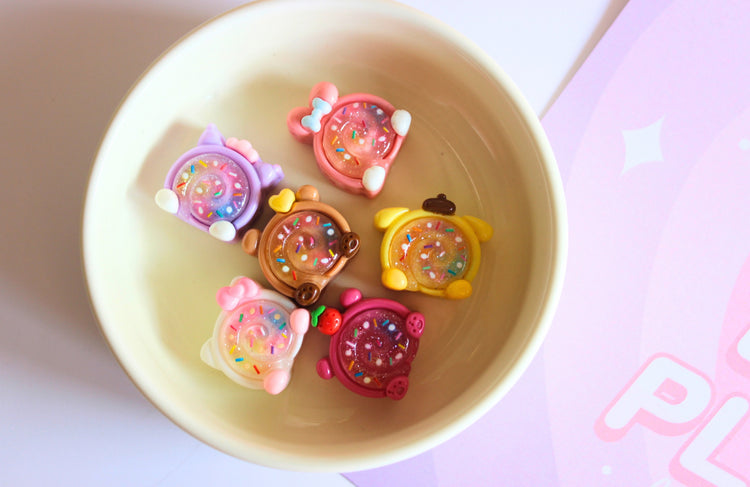 Mini cake resin charm 8PCS/set