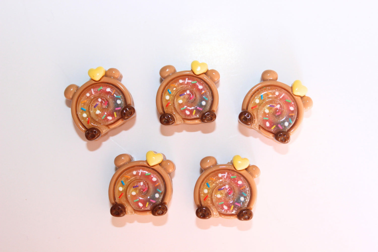 Mini cake resin charm 8PCS/set