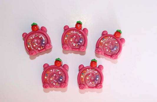 Mini cake resin charm 8PCS/set