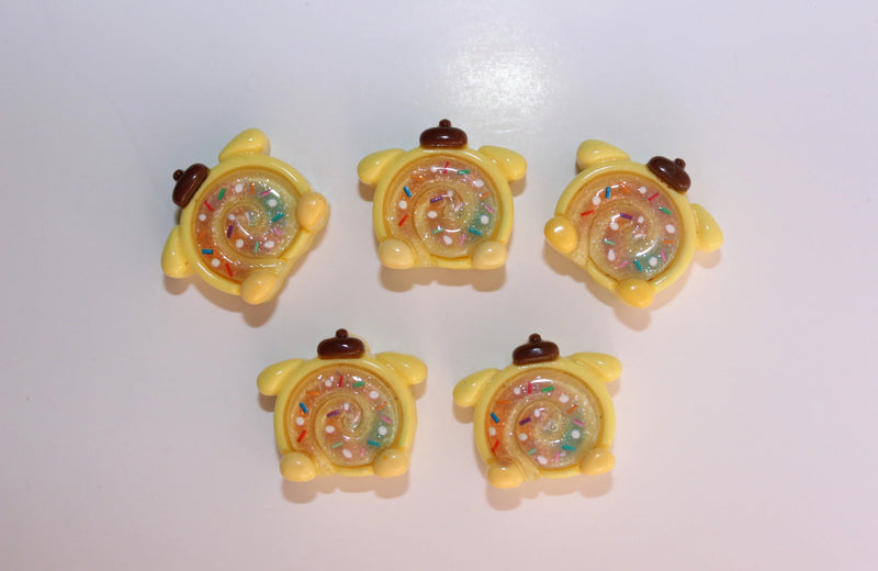 Mini cake resin charm 8PCS/set